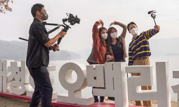 홍보영상 촬영 모습