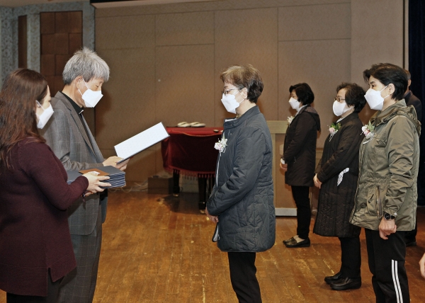 대전성모병원 제19회 자원봉사자의 날 기념식 행사 모습