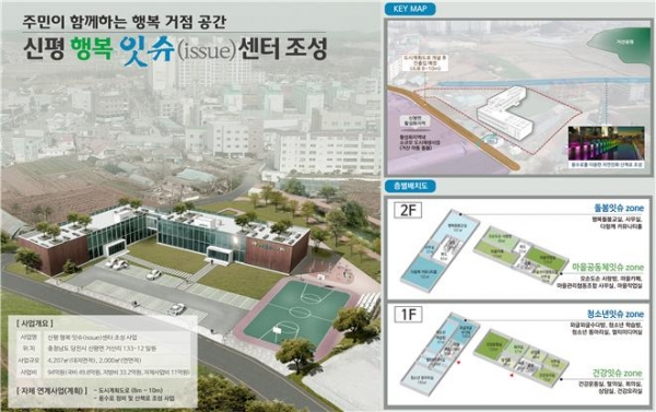 신평면 인정사업 개요 사진