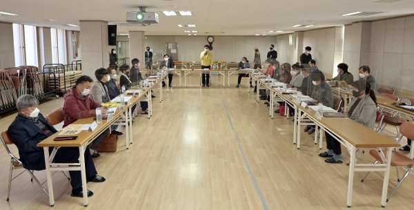 농촌 신활력플러스사업 추진위원회 위촉식 모습