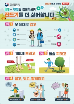 진드기 매개 감염병 예방수칙 홍보물