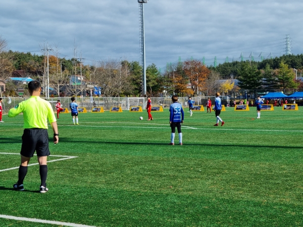 서산시장배 뜸부기쌀 전국유소년 축구대회 서산FC vs 김영후FC 경기모습
