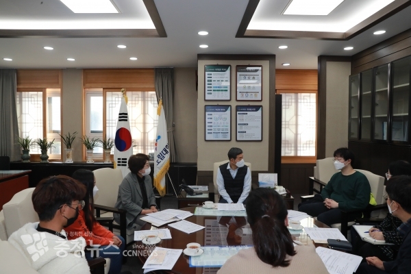 충남도립대학교가 ‘하반기 소수학생 간담회’를 개최했다.