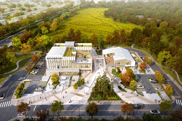 동부지역 종합행정타운 조감도