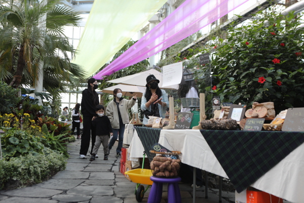 지난 10월 당장농부시장(온실마켓) 진행 모습