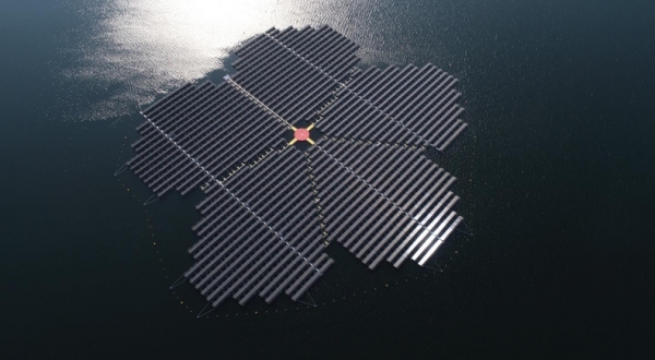 태양광 블록 전경