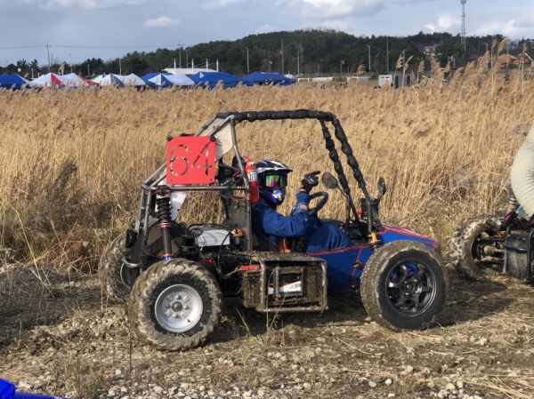 ‘2021 대학생 자작자동차대회’ 바하(Baja) 부문에 참가한 한밭대학교 Team miracle 자작차 모습