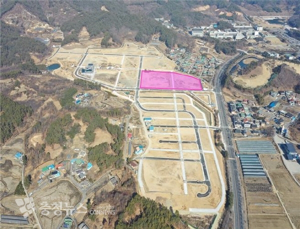 조성예정지 위치도