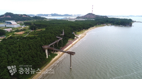 장항스카이워크 모습