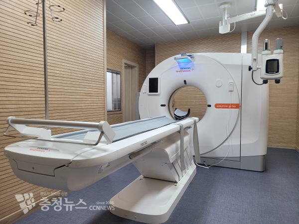 청양군 보건의료원 CT장비 모습