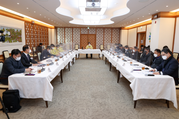 장고항 국가어항 그랜드 마스터플랜 수립 연구 최종보고회 개최 모습