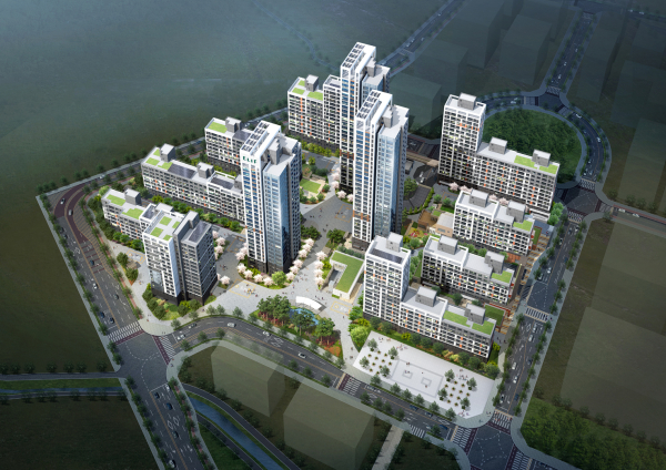 계룡건설이 세종시 서북부에 선보이는 엘리프 세종 조감도