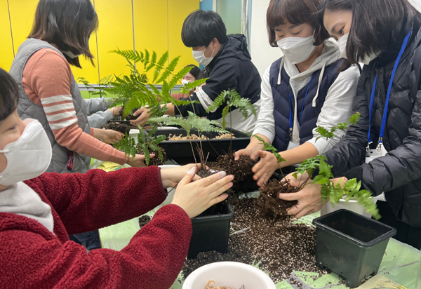 식물나눔행사 모습