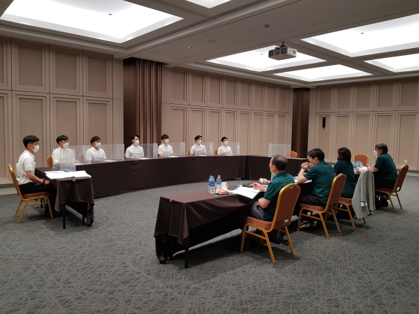 서부발전의 ‘청춘 공감 면접’ 모습