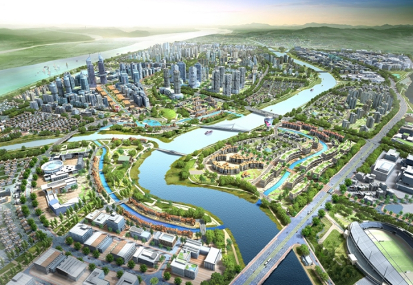 부산 에코델타 스마트시티 조감도