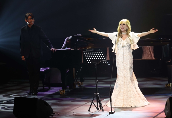 세계적인 소프라노 조수미 KAIST 초빙석학교수의 특별 공연이 6일 저녁 KAIST 대강당에서 열렸다. / KAIST 제공