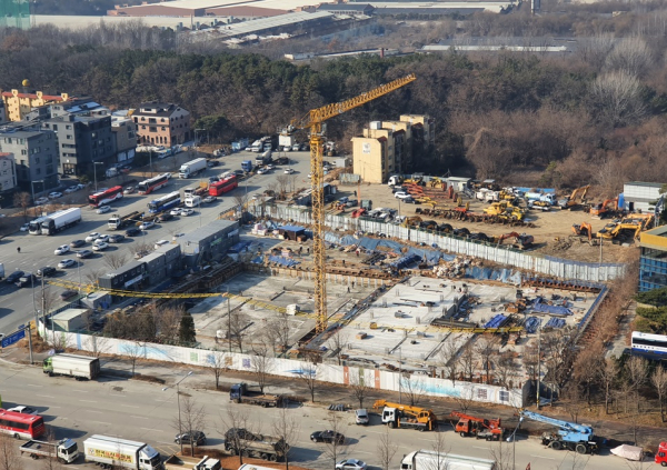 대전 공공어린이재활병원 사업 현장 모습.