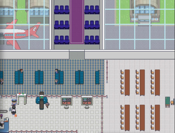 메타버스 가상공간에서의 영어캠프 교실 모습.