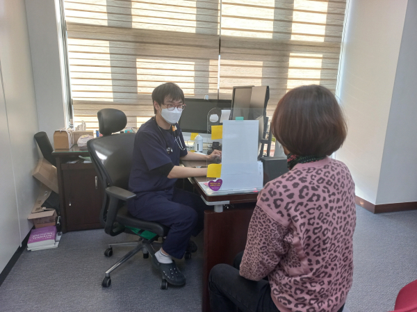 공주시보건소 진료 모습