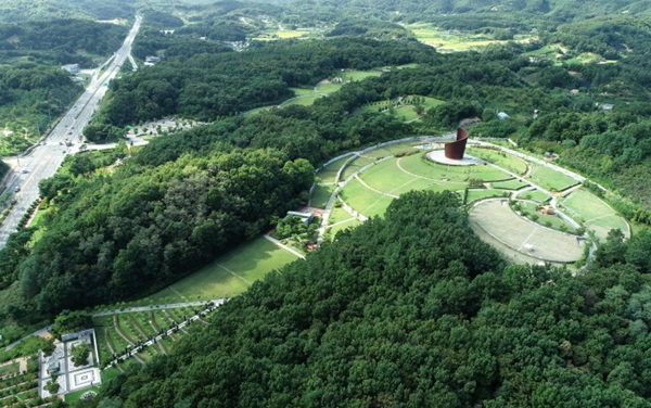 은하수공원 자연장지 전경 / 세종시설관리공단 제공