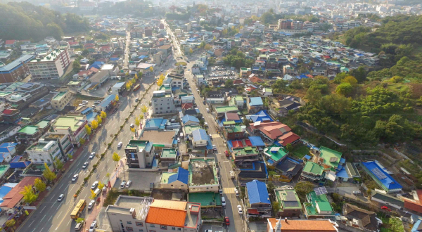 옥룡동 도시재생 뉴딜사업 모습