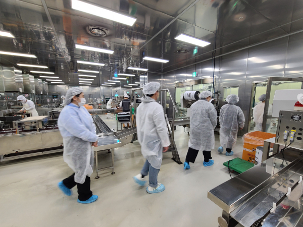 성경식품 탐방 모습