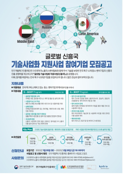 사업 모집 공고 포스터