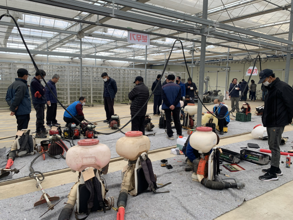 홍성군농업기술센터 순회농기계수리교육/홍성군 제공