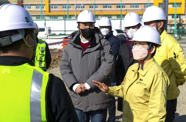 신탄진권역 복합문화커뮤니티센터 건립 현장