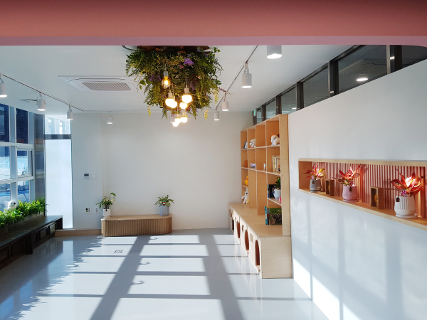 서산시동물보호센터 내 입양카페