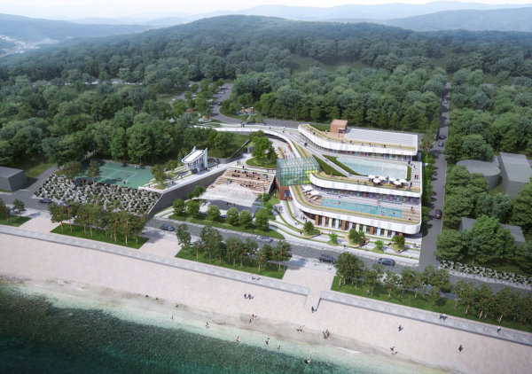 만리포니아 해양레저시설 조감도