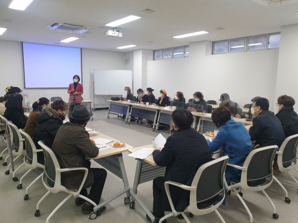 마을교육과정 협의체 간담회 개최 모습