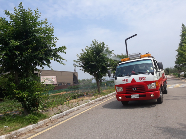 산불예방_산불 모의훈련 모습