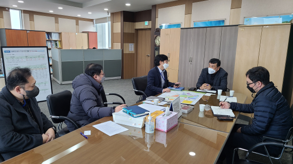 수소생산 플랫폼 구축관련 업무협의 모습