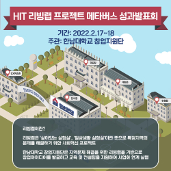 ‘HIT 리빙랩 프로젝트’ 메타버스 성과발표회