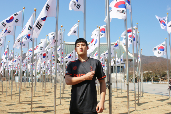천안시축구단에 합류한 박준혁 선수