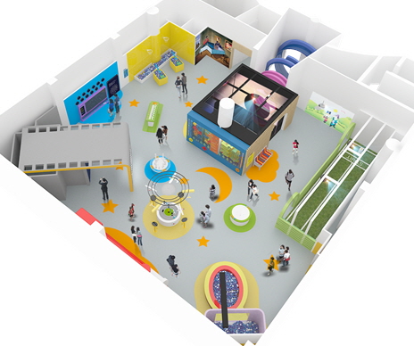 장영실과학관 1층 어린이과학놀이터 전시물 교체 완료 조감도