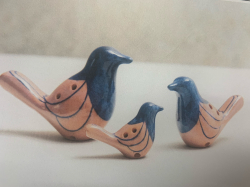 2021년 대전시 공예품 대전 선정작인 까치 오카리나