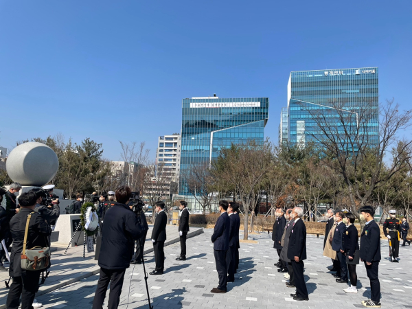 대전⸱충청권 최초 학생운동, 3⸱8 민주의거 정신 계승 행사 진행 모습