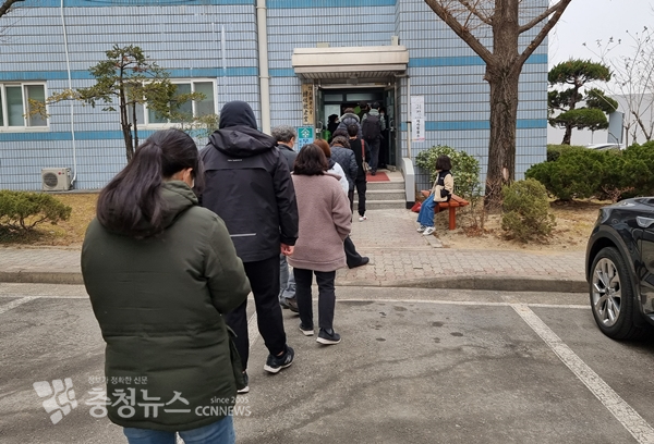 괴정동제4투표소 모습