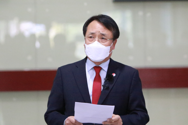 한현택 전 대전 동구청장이 15일 오는 6월 지방선거 동구청장 출마를 공식 선언했다.