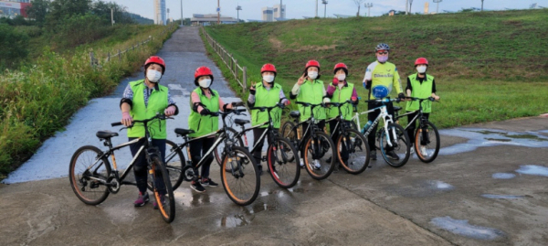 세종시 자전거교육 모습