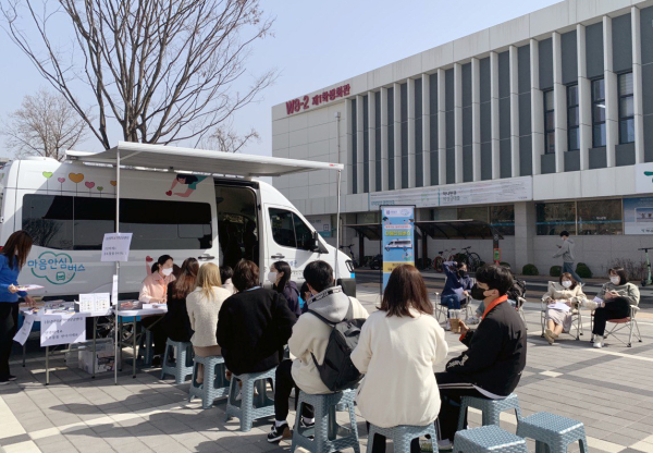 마음 안심버스 운영 모습