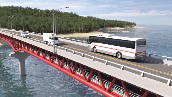 금강대교 조감도(세그트러스 상부)