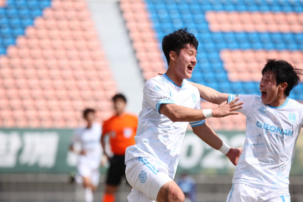 전반 26분, 선제골을 넣은 한부성 선수