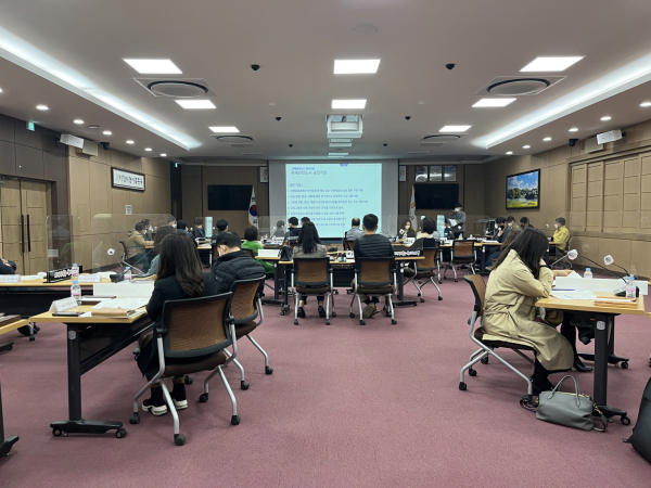 국제안전도시 실무위원회 회의 사진