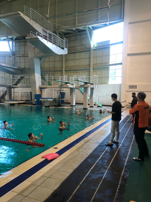 인명구조사 사전 평가 진행 장면