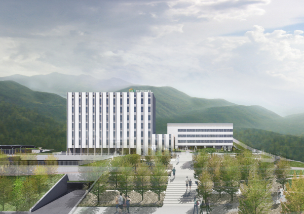 산림복지종합교육센터 정면도