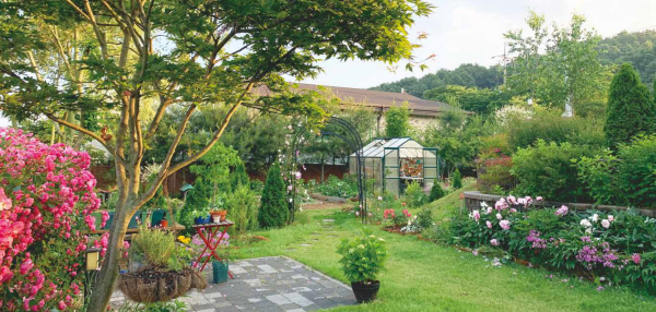 지난 2021년 세종시 아름다운 정원 경연대회 공모전 최고의정원상 (초록가든-홍진영)