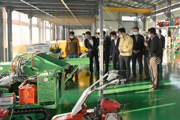 공주시 농업기계 임대사업소 모습